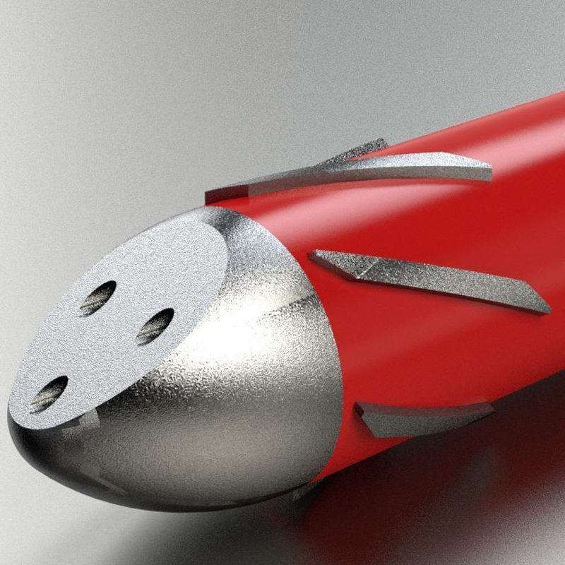 API Standard Special Thread N80 Standard Nose Float Shoe con 244.48mm OD per l'industria petrolifera e del gas