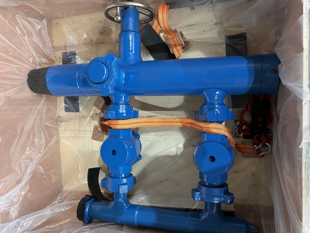 13-3/8' API Casing LTC BTC Buckle collegato 21Mpa Pressione di lavoro Single Plug Cementing Head