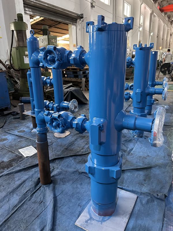 13-3/8' API Casing LTC BTC Buckle collegato 21Mpa Pressione di lavoro Single Plug Cementing Head