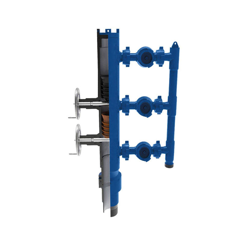 9-5/8' API Casing LTC BTC Buckle collegato Pressione di lavoro 21Mpa Single Plug Cementing Head With Wooden Packing 635KG