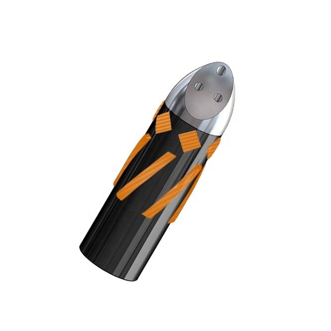 Scarpa galleggiante eccentrica con valvola singola in lega di alluminio per naso, certificata API 5CT J55 BTC 7 5/8